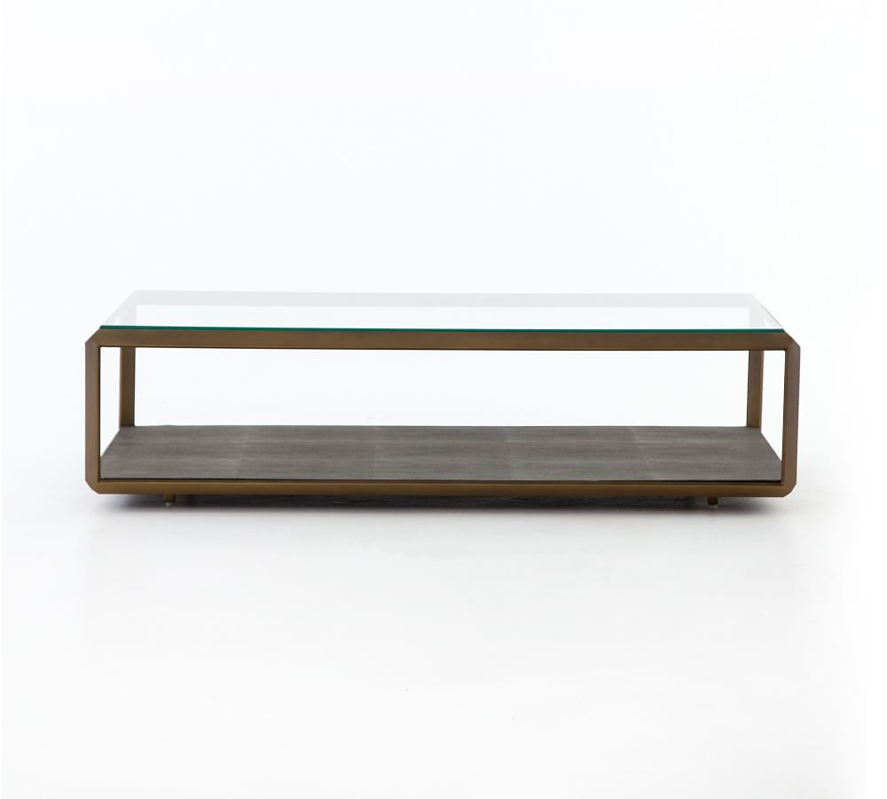 Doncaster Shagreen Coffee Table | Pottery Barn