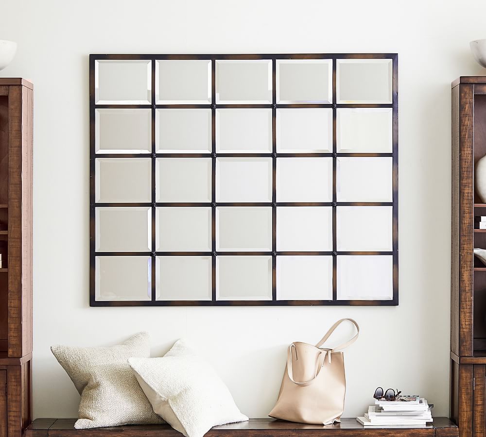 Eagan Large Multipanel Wall Mirror 44" x 55" Pottery Barn