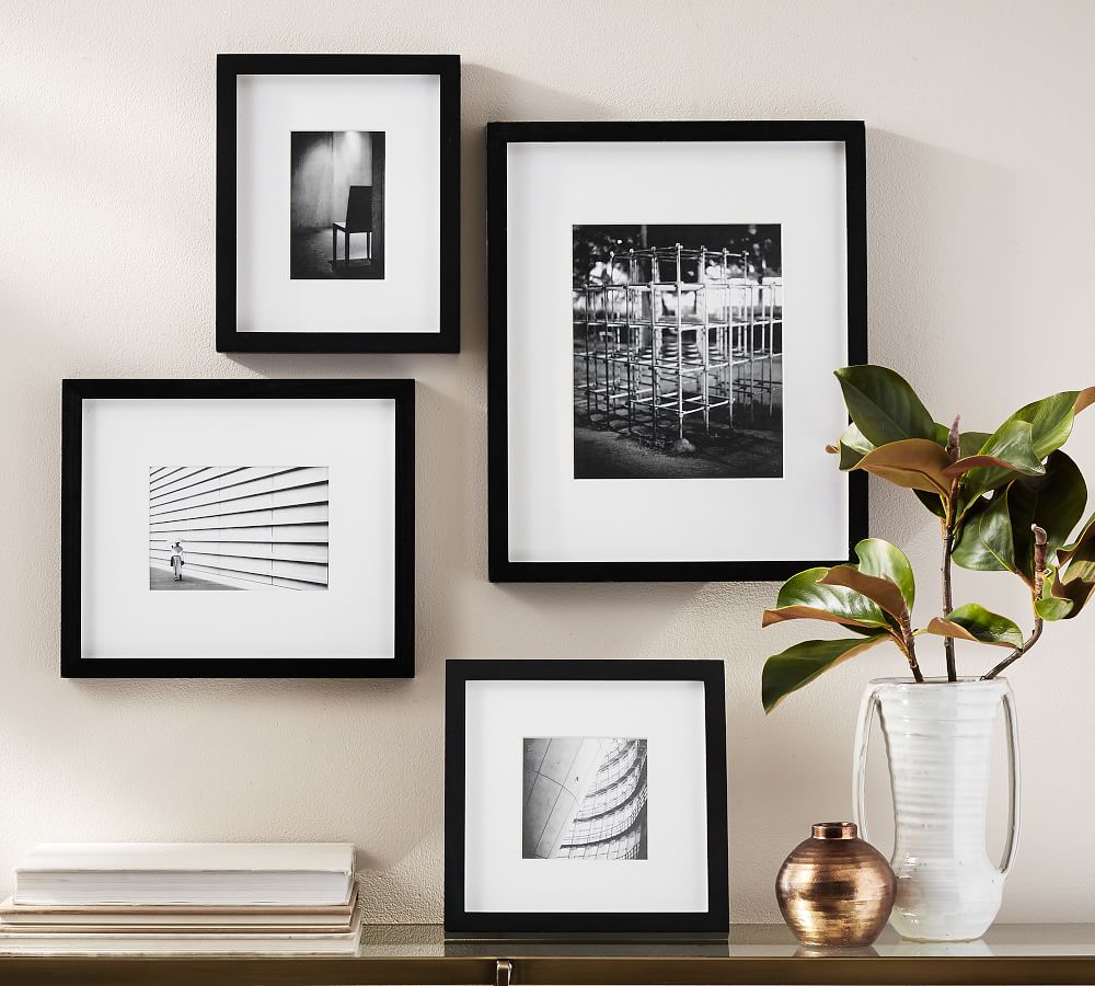 Wood Gallery Single Opening Picture Frames - Black | Pottery Barn