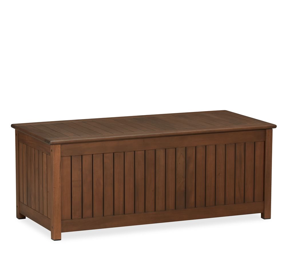 Chatham FSC® Mahogany Storage Bench Pottery Barn