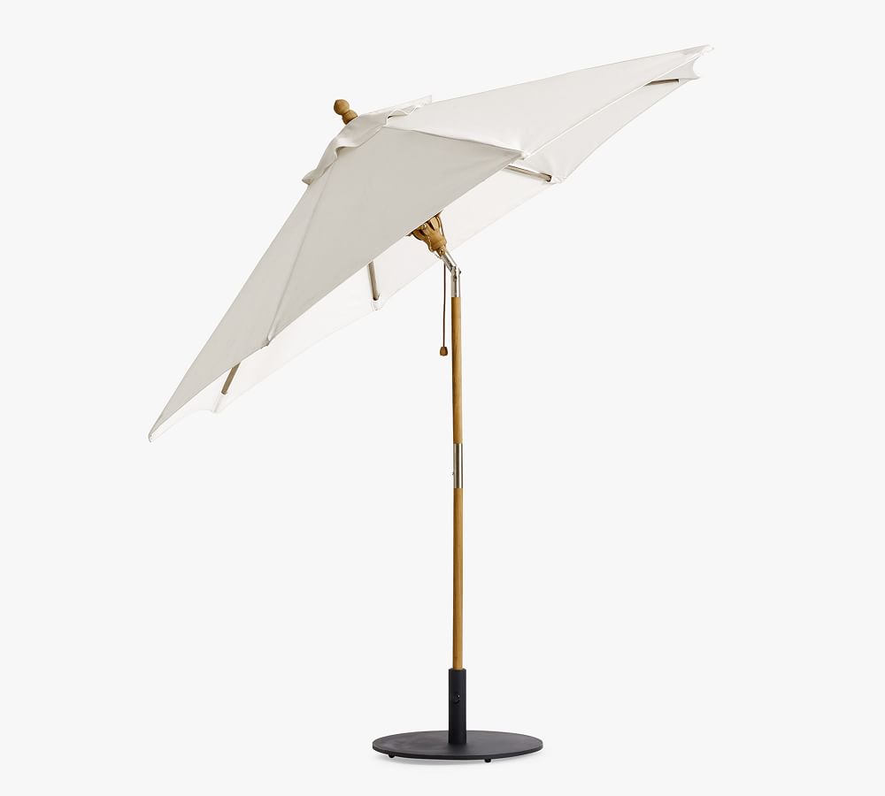 Round Outdoor Umbrella Outdoor Umbrellas Pottery Barn