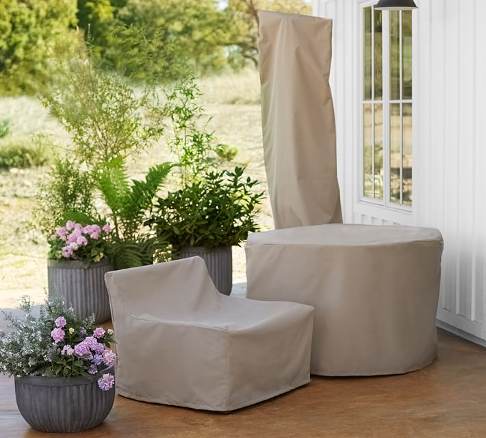 pottery barn lounge chair covers