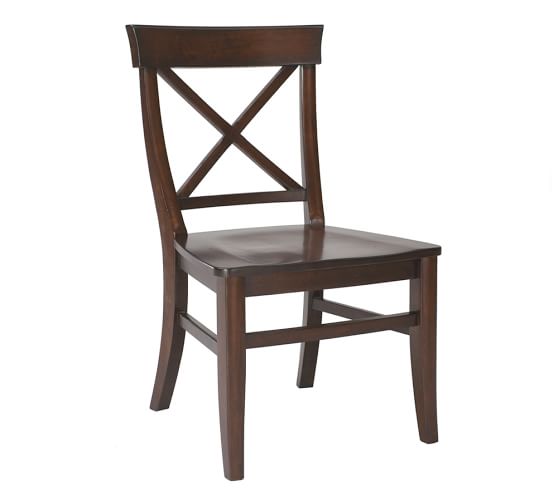 pottery barn cross back chairs