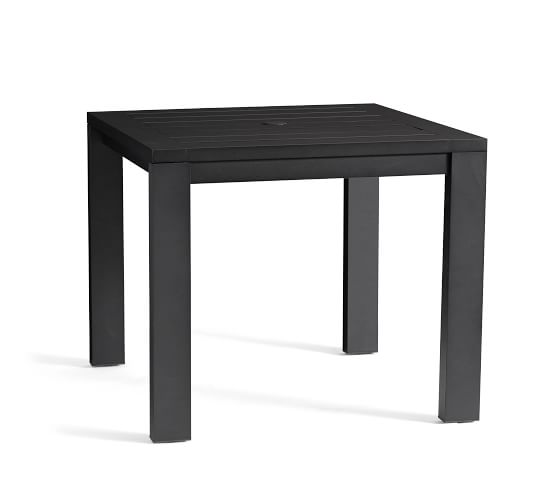 small black square dining table