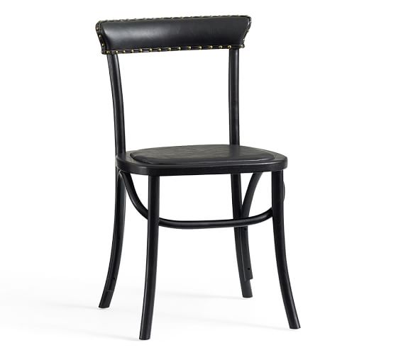 black dining chairs pottery barn