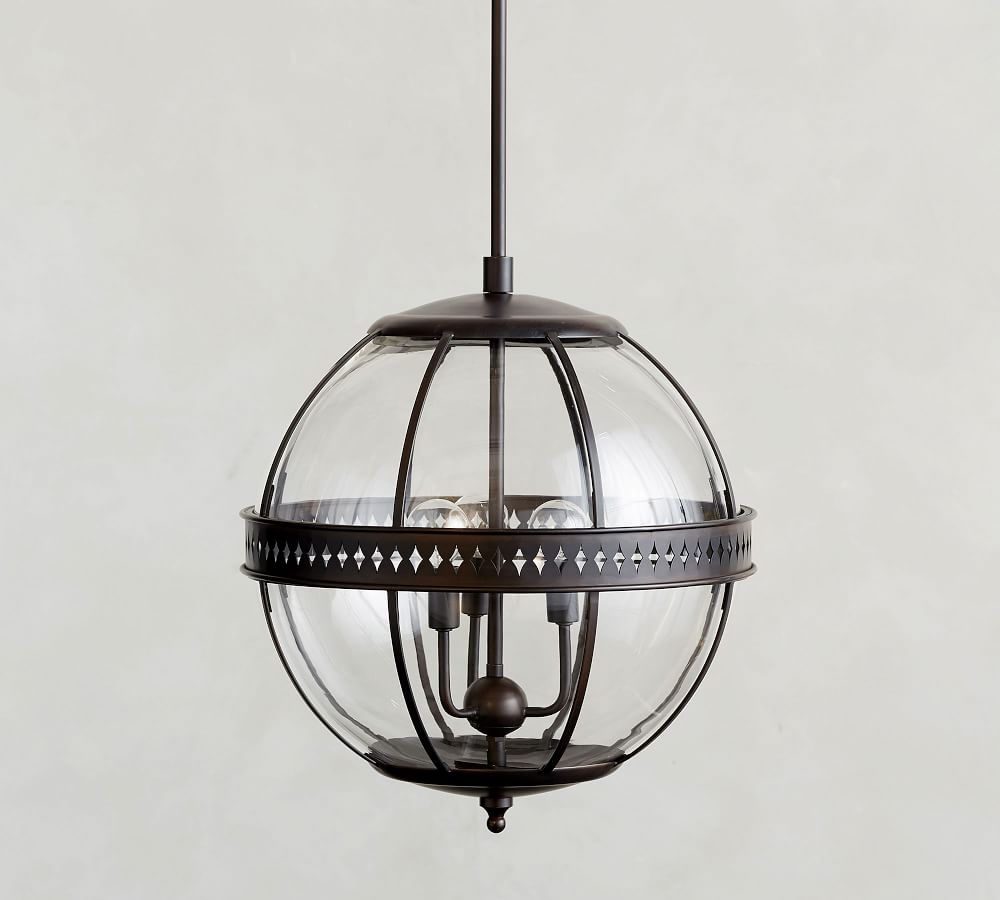 Caspar Indoor/Outdoor Glass Pendant Pottery Barn
