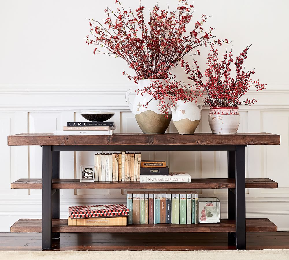 Griffin 70" Reclaimed Wood Media Console Pottery Barn