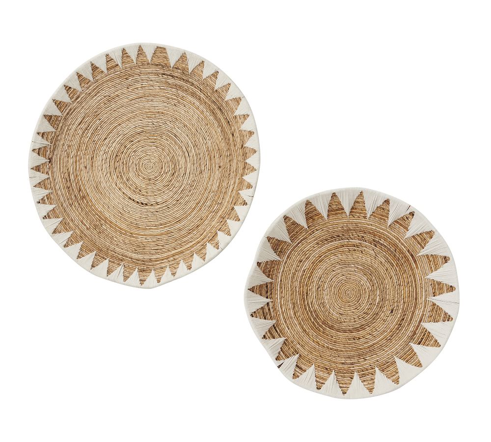 Sunny Handwoven Basket Wall Art Pottery Barn