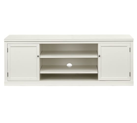 pottery barn white console