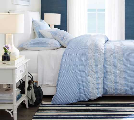 grand organic percale duvet cover