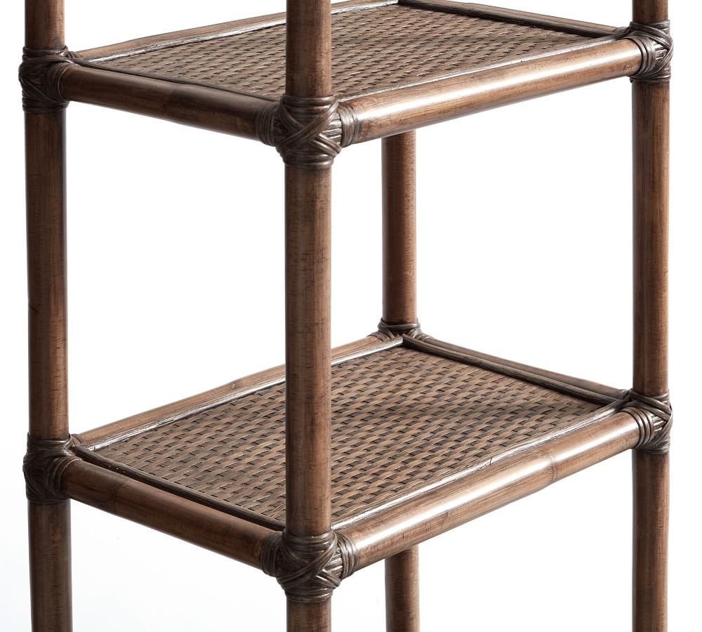 Rattan Floor Storage Pottery Barn