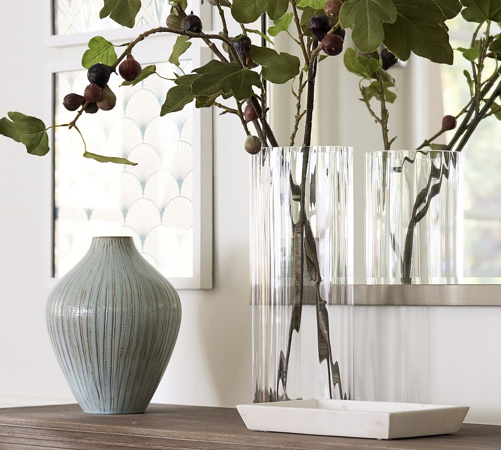 Fluted Glass Vases Pottery Barn