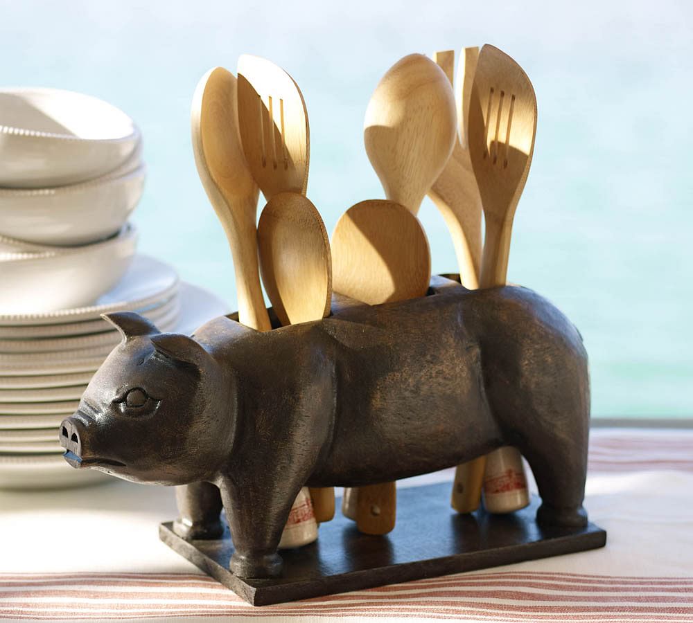 Pig Flatware Caddy Pottery Barn