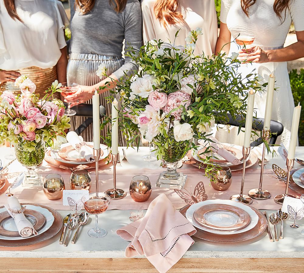 Monique Lhuillier Marlowe Rose Gold Flatware Pottery Barn