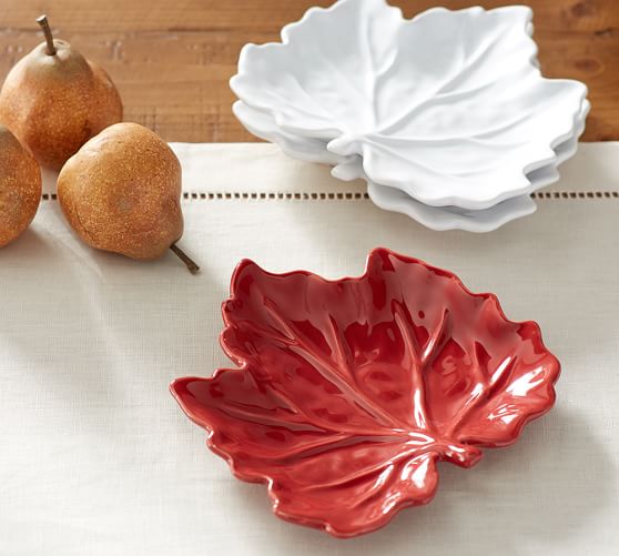 ceramic leaf plate