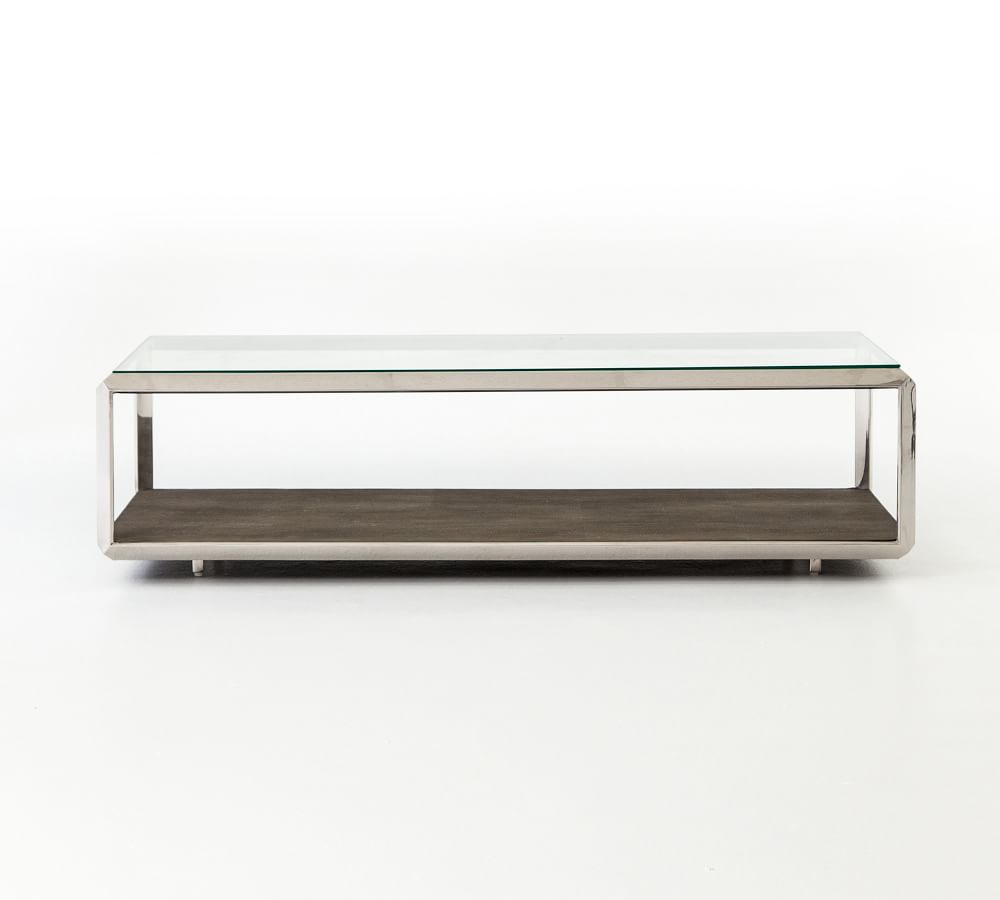 Doncaster Shagreen Coffee Table | Pottery Barn