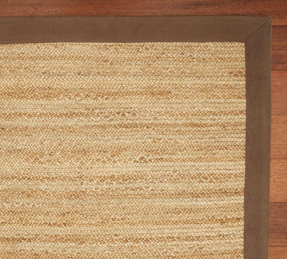 ColorBound FlatBraided Jute Rug Espresso Pottery Barn