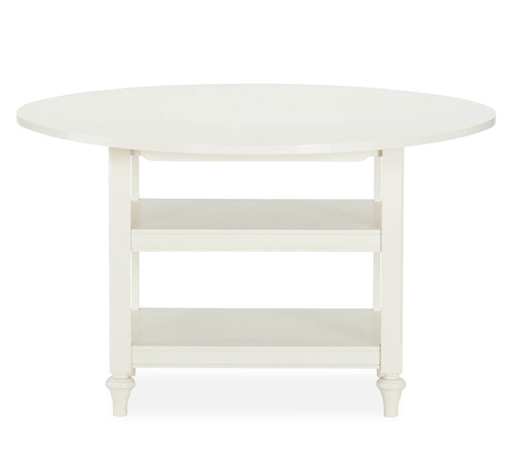 Shayne Round Drop Leaf Kitchen Table | Pottery Barn