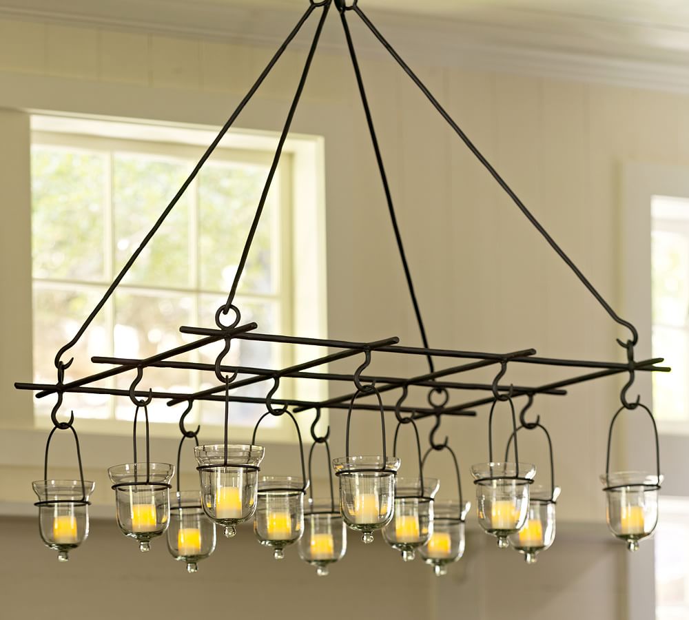 Hanging Grid Votive Holder Pottery Barn