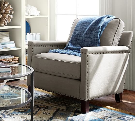 pottery barn nailhead chair