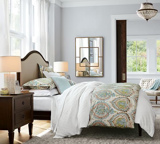 pottery barn samantha damask duvet