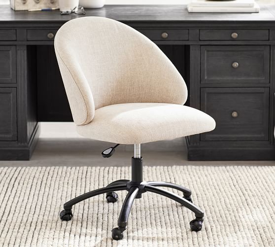 cushioned swivel desk chair