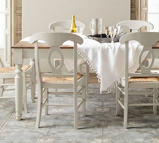 pottery barn kitchen table set