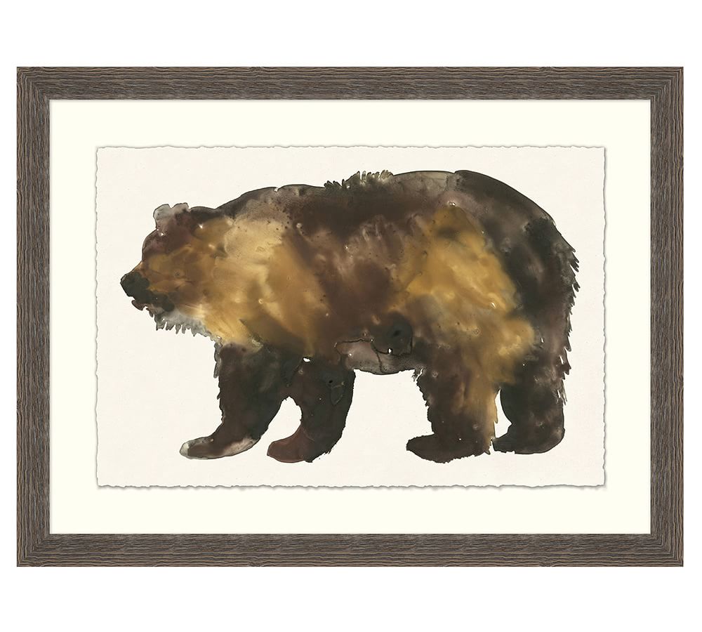 Bear Impression Framed Print | Pottery Barn