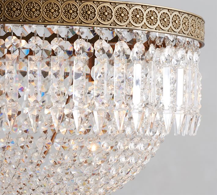 scarlett crystal oval chandelier