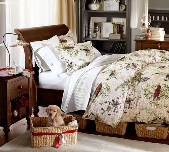 pottery barn winter duvet