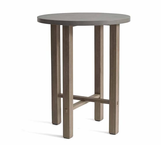 bar table concrete top