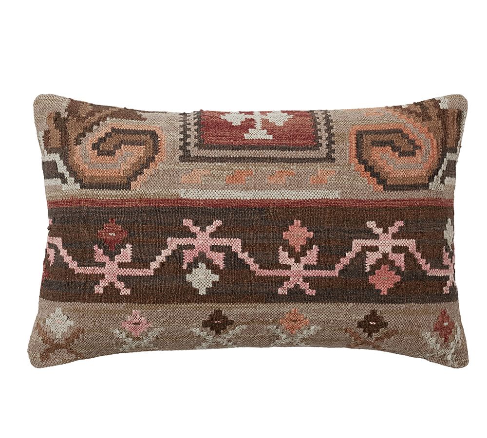 Dabney Kilims Lumbar Decorative Pillow Cover | Pottery Barn