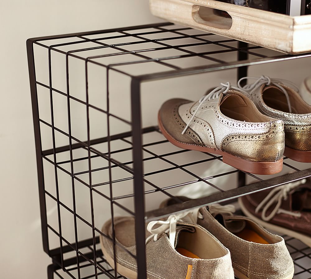 Kellan Shoe Rack Pottery Barn