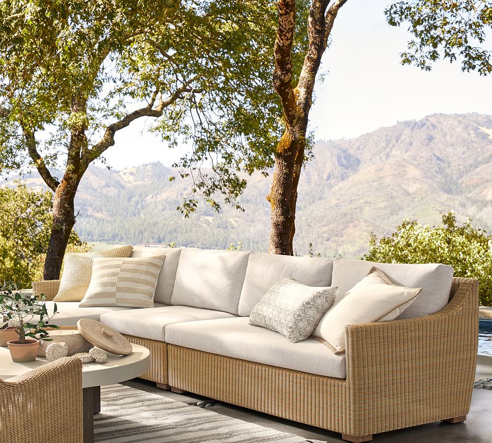 Build Your Own Hampton AllWeather Wicker Ultimate Sectional