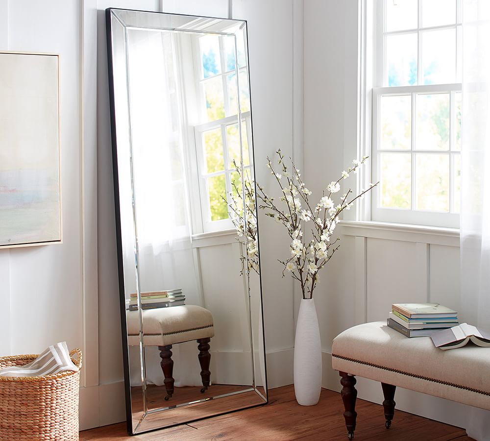 Astor Floor Standing Mirror Pottery Barn