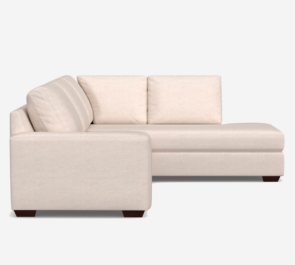 Big Sur Square Arm Upholstered Return Bumper Sectional Pottery Barn