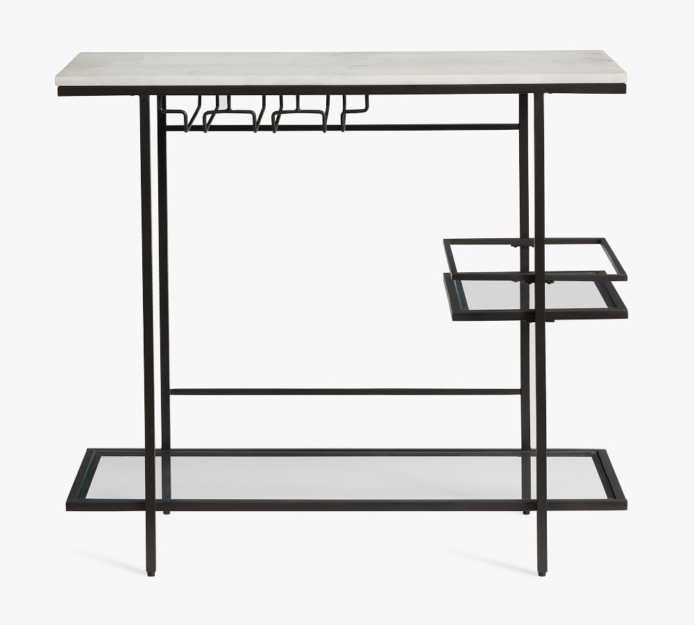 Delaney 34" Marble Bar Console Pottery Barn