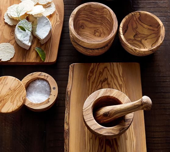 wooden salt bowl