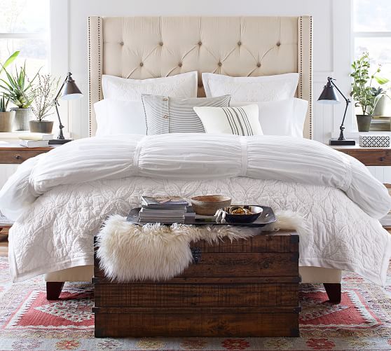 pottery barn candlewick duvet