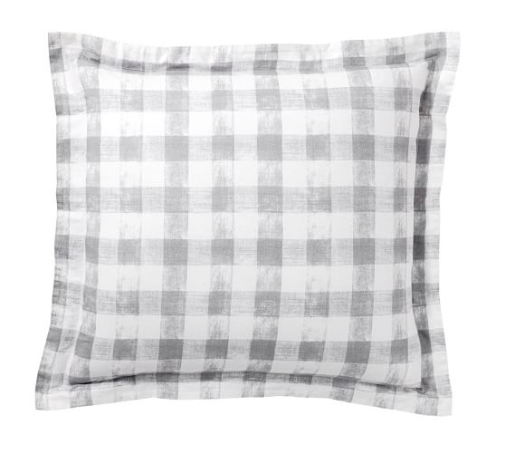 rhett check duvet cover