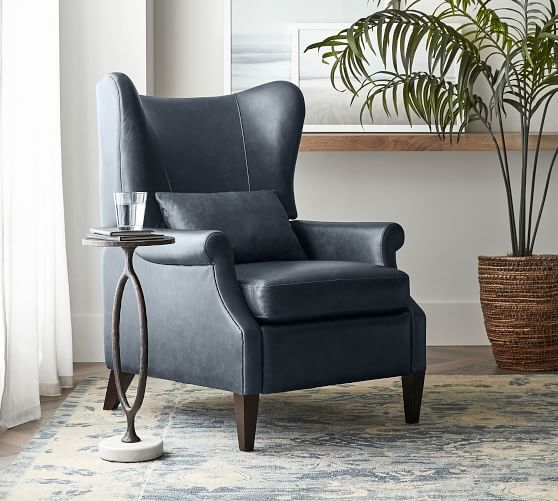 high back wing chair recliner