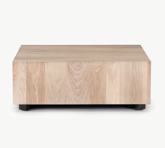 square block side table