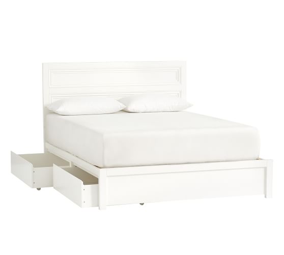 pottery barn full bed with storage