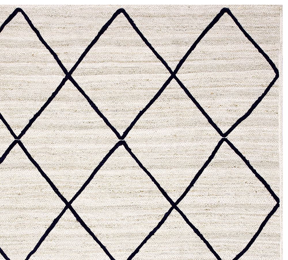 Jute Lattice Rug Swatch Pottery Barn