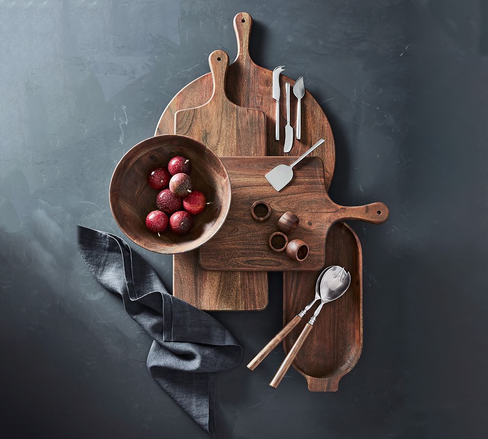 Mango Wood Handled Serving Utensils Pottery Barn