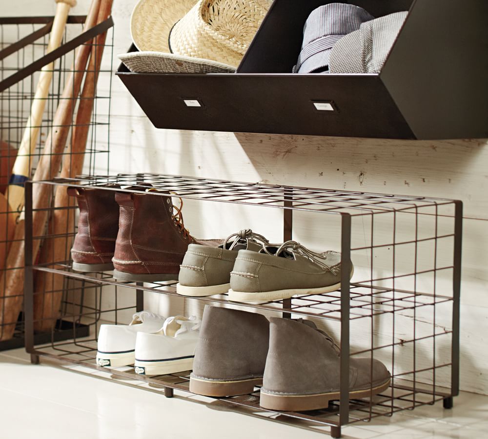 Kellan Shoe Rack Pottery Barn