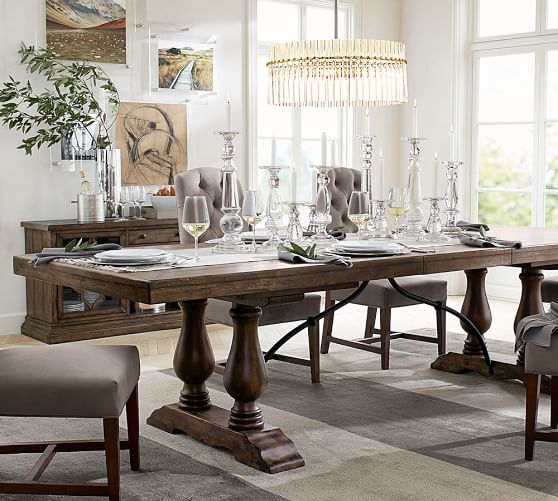 pottery barn dining room table sale