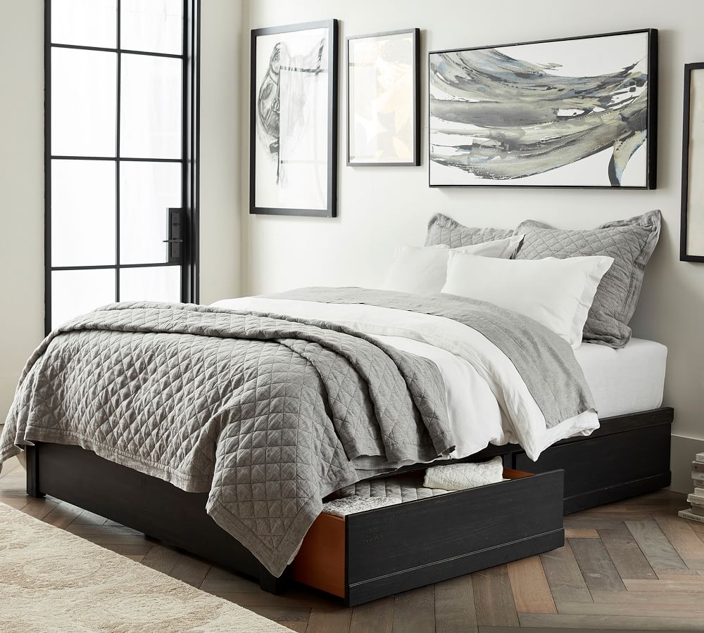 Storage Platform Bed Pottery Barn
