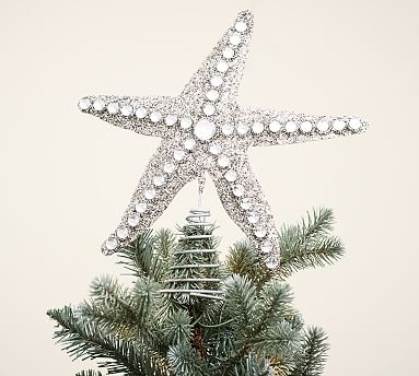 pottery barn starfish tree topper