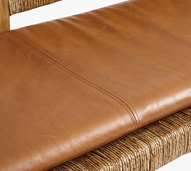 leather bench seat pad